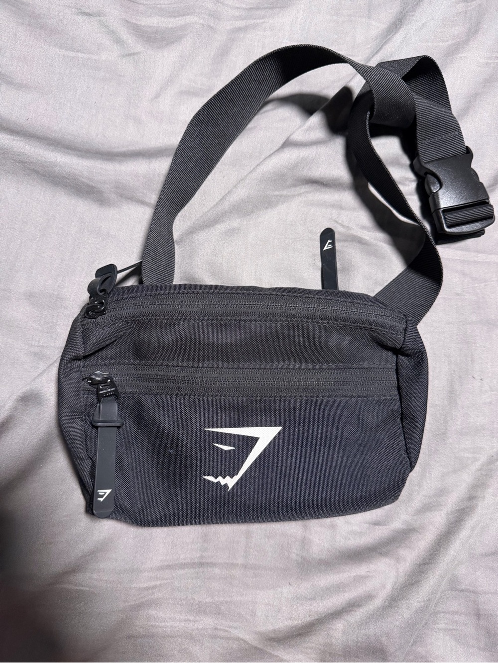 Gymshark Black Crossbody Sling Bag